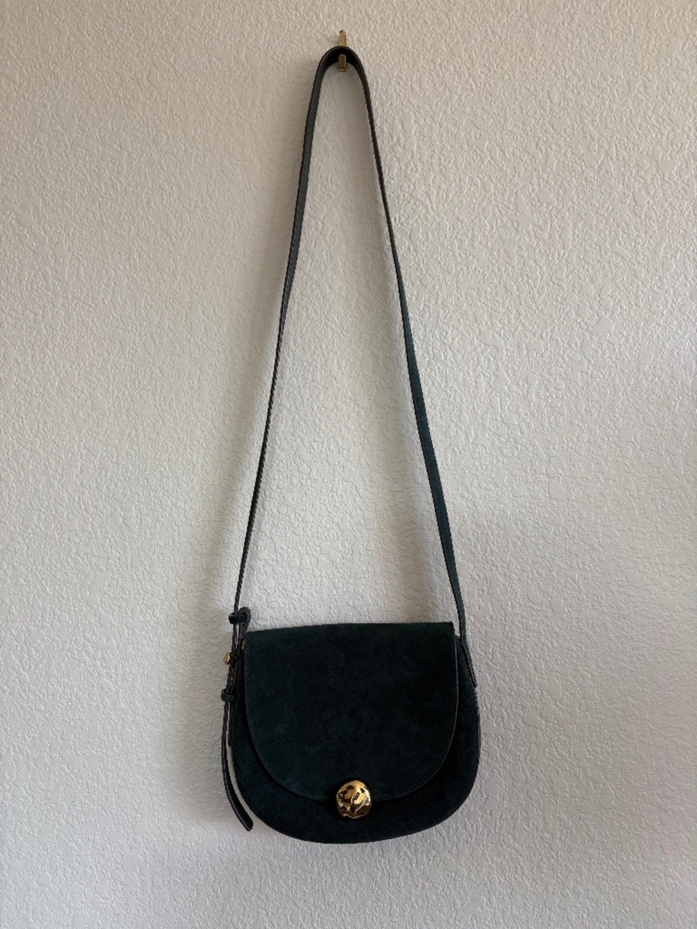 Green Suede Madewell Purse